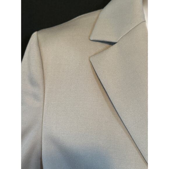 J CREW Womens Wool Blazer made in Japan Gray 3 Button Classic Business Career 4 - Picture 3 of 14
